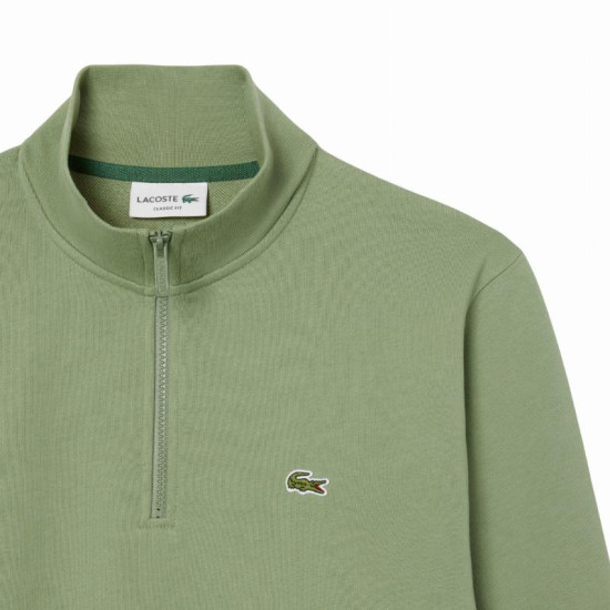 Sudadera Lacoste Classic Fit Verde Tomillo