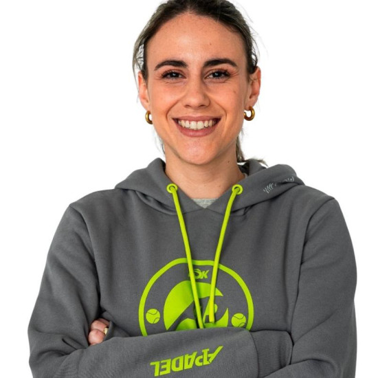 Sudadera Lok A1 Padel Gross Gris Mujer