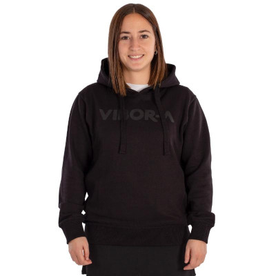 Sudadera Vibora Roca Africana Negro Mujer