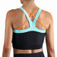 Top Endless Crop Negro Aqua