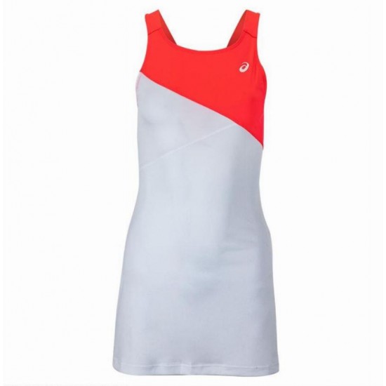 Vestido Asics Club Blanco Diva Pink