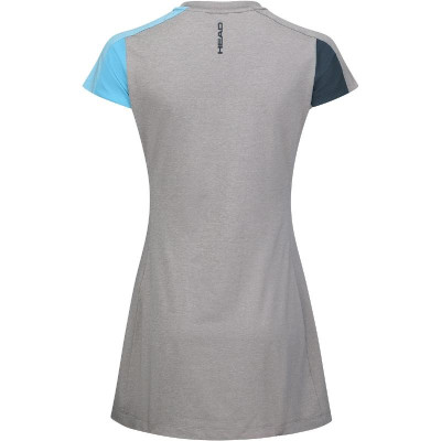 Vestido Head Tech Gris Azul Marino