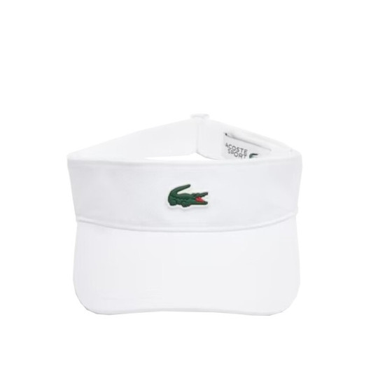 Visera Lacoste Sport Blanco Brillante