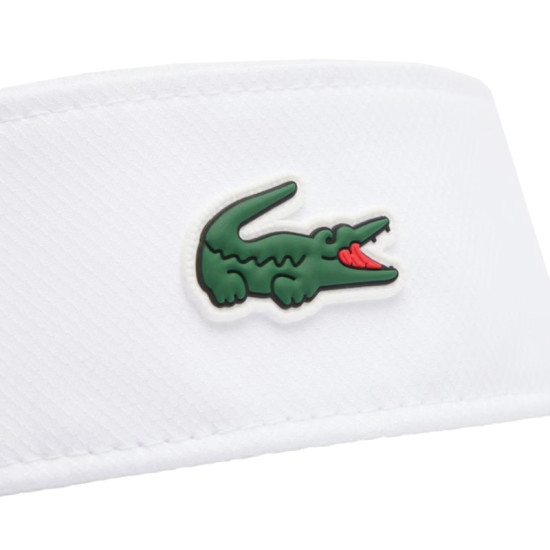 Visera Lacoste Sport Blanco Brillante