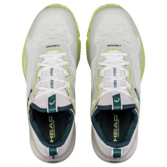Zapatilla Head Motion Pro Blanco Verde Claro