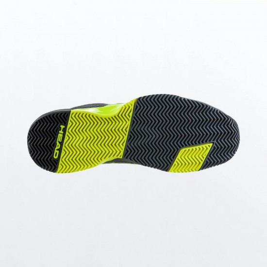 Zapatillas Head Revolt Pro 4.0 Clay Negro Amarillo