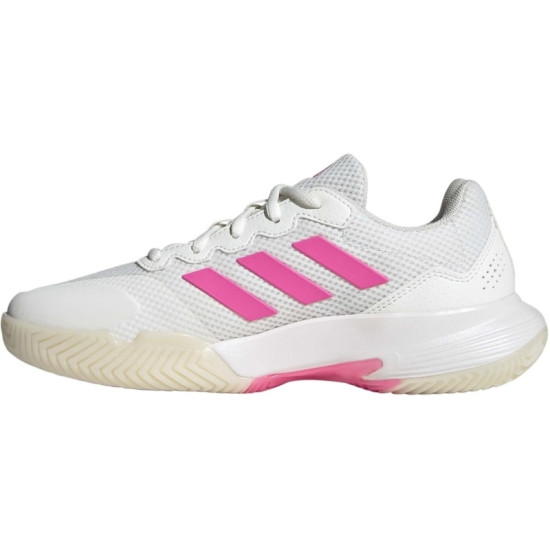 Zapatillas Adidas GameCourt 2 Blanco Rosa Mujer