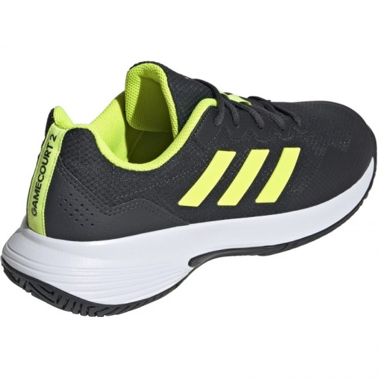 Zapatillas Adidas GameCourt 2 Carbon Lucid Limon