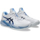 Zapatillas Asics Court FF 3 Novak Clay Blanco Azul Tuna