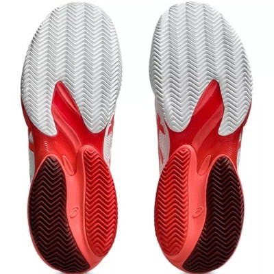 Zapatillas Asics Court FF 3 Novak Clay Blanco Rojo