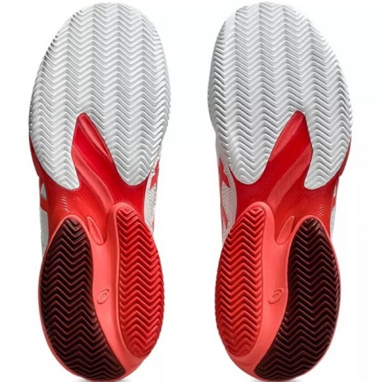 Zapatillas Asics Court FF 3 Novak Clay Blanco Rojo