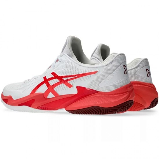 Zapatillas Asics Court FF 3 Novak Clay Blanco Rojo