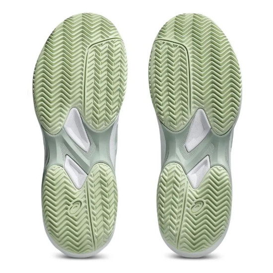 Zapatillas Asics Game FF Clay Verde Liquen Blanco Mujer