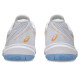 Zapatillas Asics Game FF Padel Blanco Naranja Mujer