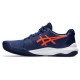 Zapatillas Asics Gel Challenger 14 Clay Azul Marino Naranja