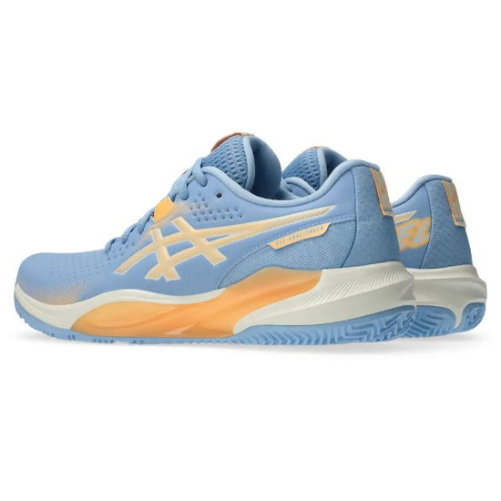 Zapatillas Asics Gel Challenger 15 Padel Azul Stone Naranja Mujer