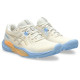 Zapatillas Asics Gel Challenger 15 Padel Crema Azul Stone Mujer
