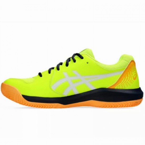 Zapatillas Asics Gel Dedicate 8 Padel Amarillo Neon Blanco