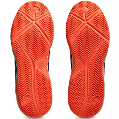 Zapatillas Asics Gel Dedicate 8 Padel Azul Cobalto Coral