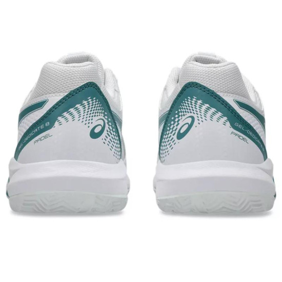 Asics Gel Dedicate 8 Padel White Pine Green Baskets