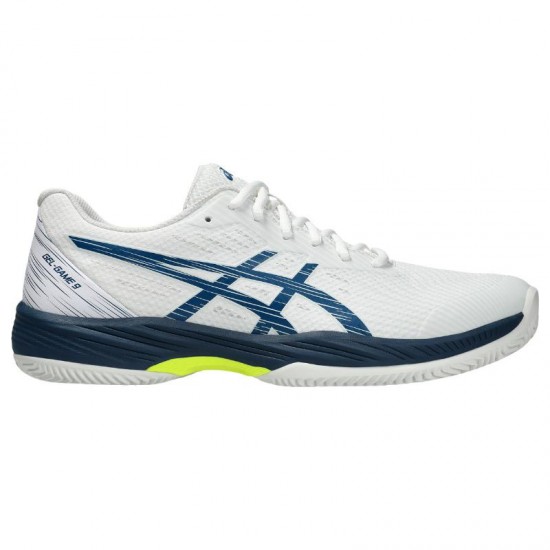 Zapatillas Asics Gel Game 9 Clay Blanco Azul Mako