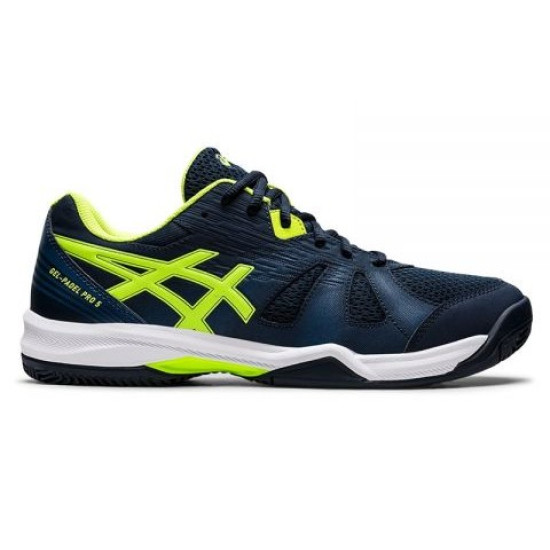Zapatillas Asics Gel Padel Pro 5 Azul French Verde Hazard