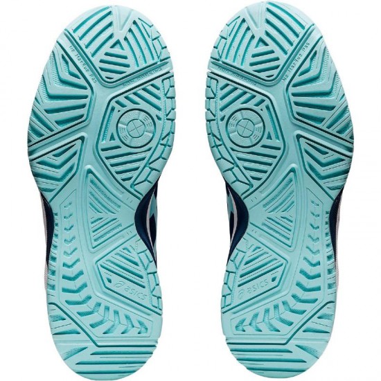 Zapatillas Asics Gel Resolution 8 Clay Indigo Azul Claro Junior