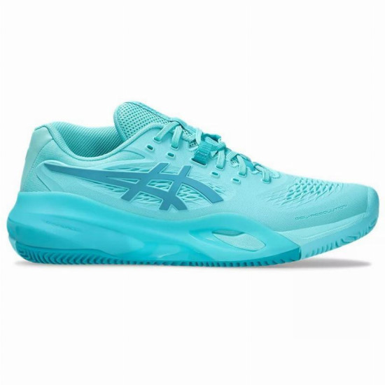 Zapatillas Asics Gel Resolution X Clay Azul Menta