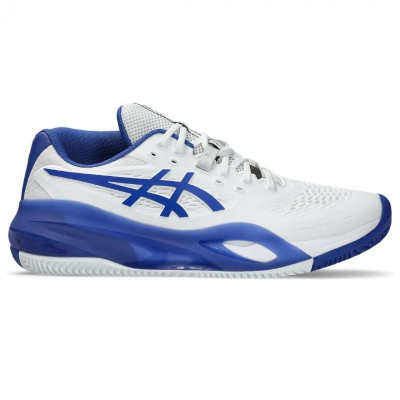 Zapatillas Asics Gel Resolution X Clay Blanco Azul Cobalto
