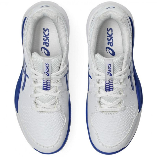 Zapatillas Asics Gel Resolution X Clay GS Blanco Azul Cobalto Junior