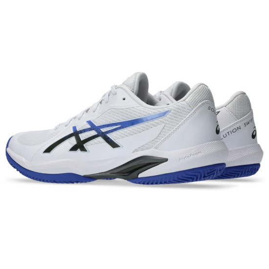 Zapatillas Asics Solution Swift FF 2 Clay Blanco Azul Cobalto