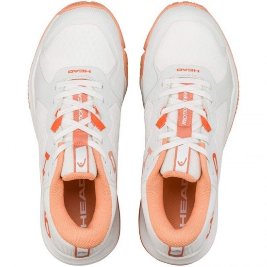 Zapatillas Head Motion Team Padel Blanco Coral Mujer