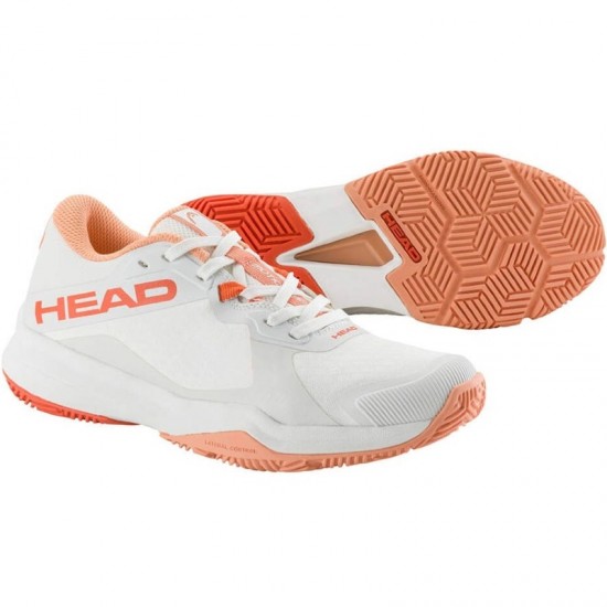 Zapatillas Head Motion Team Padel Blanco Coral Mujer