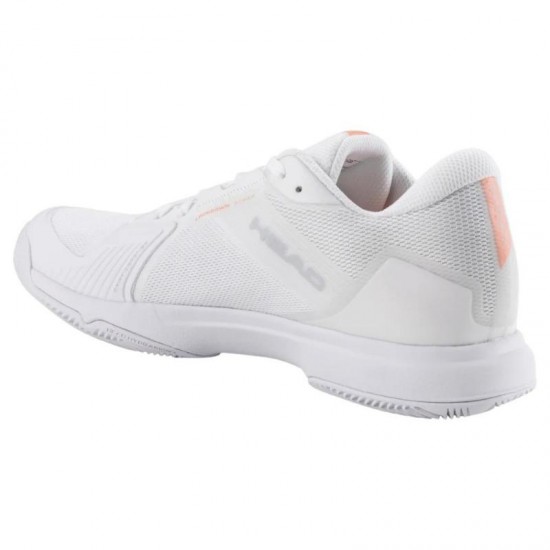 Zapatillas Head Sprint Team 4.0 Clay Blanco Coral Mujer