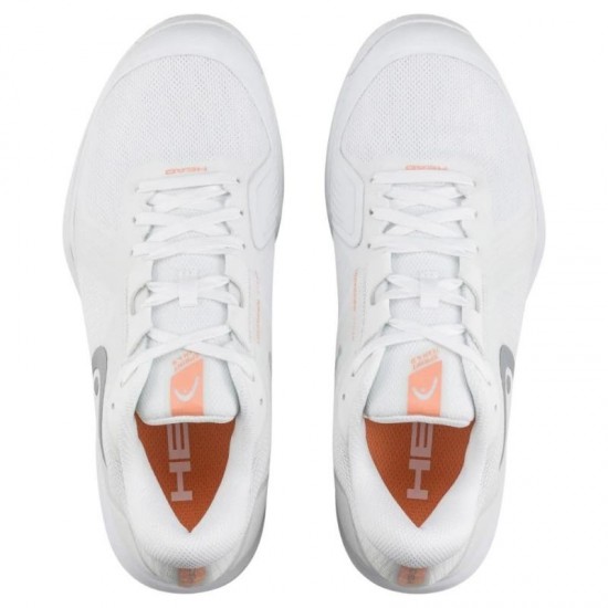 Zapatillas Head Sprint Team 4.0 Clay Blanco Coral Mujer