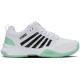 Zapatillas Kswiss Court Express 2 Clay Blanco Menta Negro Mujer
