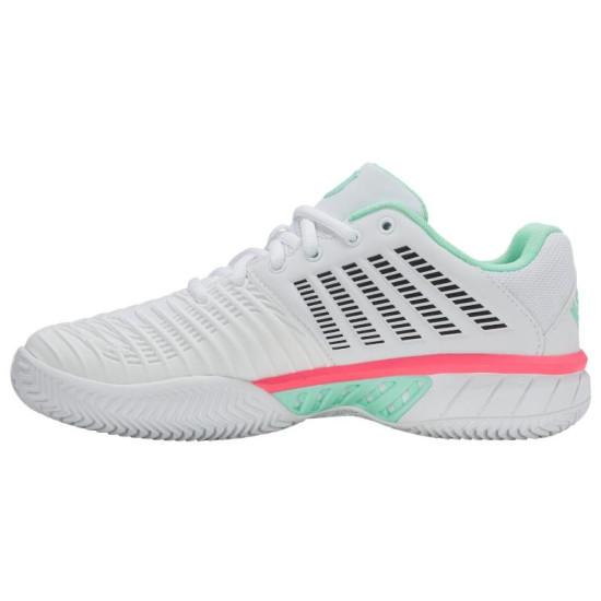 Zapatillas Kswiss Express Light 3 HB Clay Blanco Menta Rosa Mujer