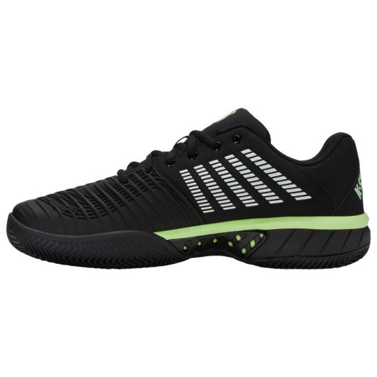 Zapatillas Kswiss Express Light 3 HB Clay Negro Verde Neon
