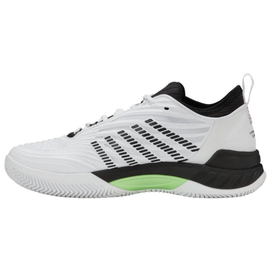 Zapatillas Kswiss Hypercourt Supreme 2 HB Clay Blanco Negro Verde