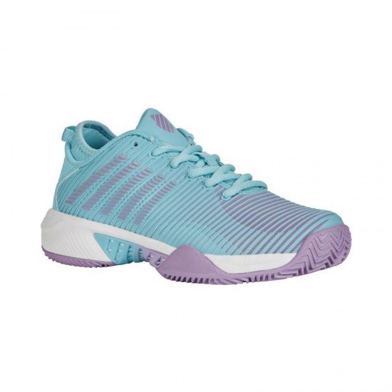 Zapatillas Kswiss Hypercourt Supreme HB Azul Angel Lila Mujer