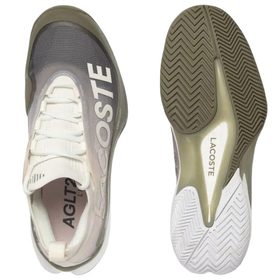 Zapatillas Lacoste AG-LT25 Lite Blanco Kaki Mujer