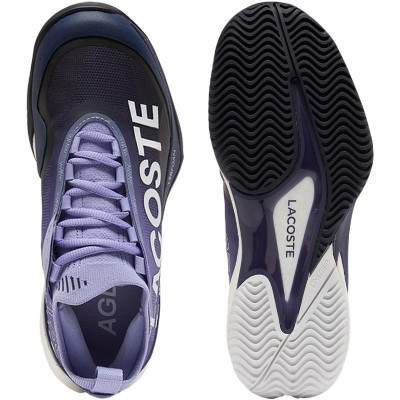 Zapatillas Lacoste AG-LT25 Lite Clay Purpura Azul Marino Mujer