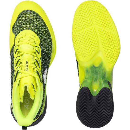 Zapatillas Lacoste Daniil Medvedev AG-LT23 Ultra Amarillo Azul Marino