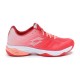 Zapatillas Lotto Mirage 300 Rojo Fluor Blanco Salmon Mujer