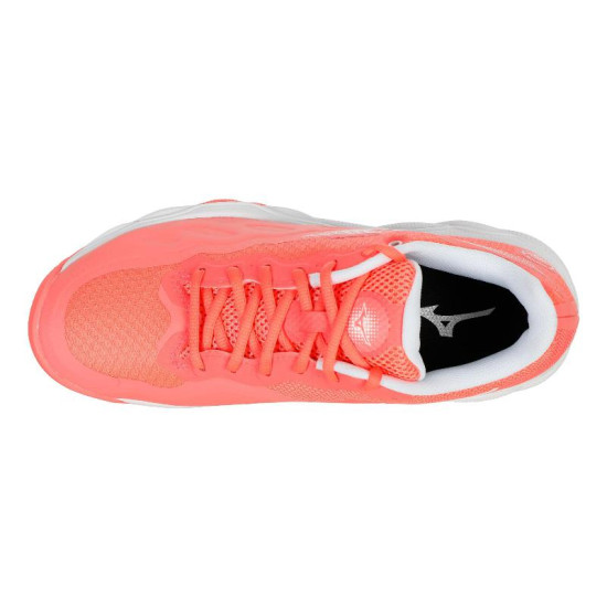 Zapatillas Mizuno Wave Enforce Court Clay Coral Blanco Mujer