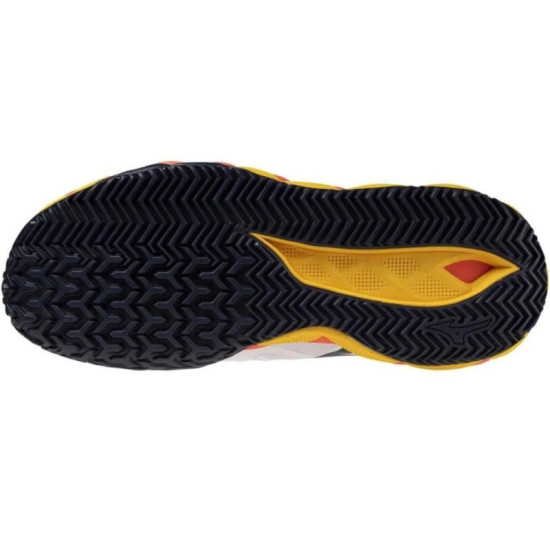 Zapatillas Mizuno Wave Enforce Tour 2 Clay Blanco Azul Coral