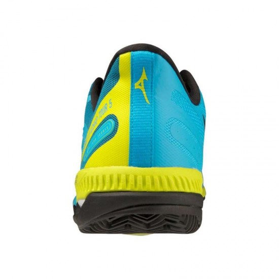 Zapatillas Mizuno Wave Exceed Tour 5 CC Azul Amarillo