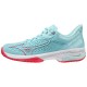 Zapatillas Mizuno Wave Exceed Tour 5 CC Turquesa Blanco Mujer