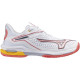 Zapatillas Mizuno Wave Exceed Tour 6 Clay Blanco Coral Gris Mujer