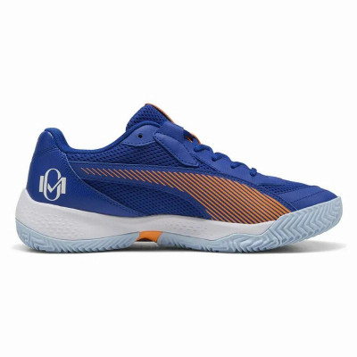 Zapatillas Puma Momo Gonzalez Nova Court Azul Naranja